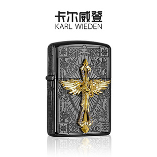 KW卡尔威登打火机女士送男友生日礼物男生高颜值定制防风煤油男士