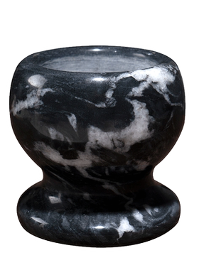 简约现代轻奢石臼花瓶软装饰品样板房间售楼处家居餐桌面花器摆件