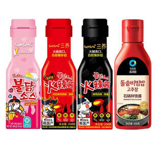samyang韩国进口三养火鸡辣酱双倍辣奶油芝士韩式拌面酱火鸡面酱L