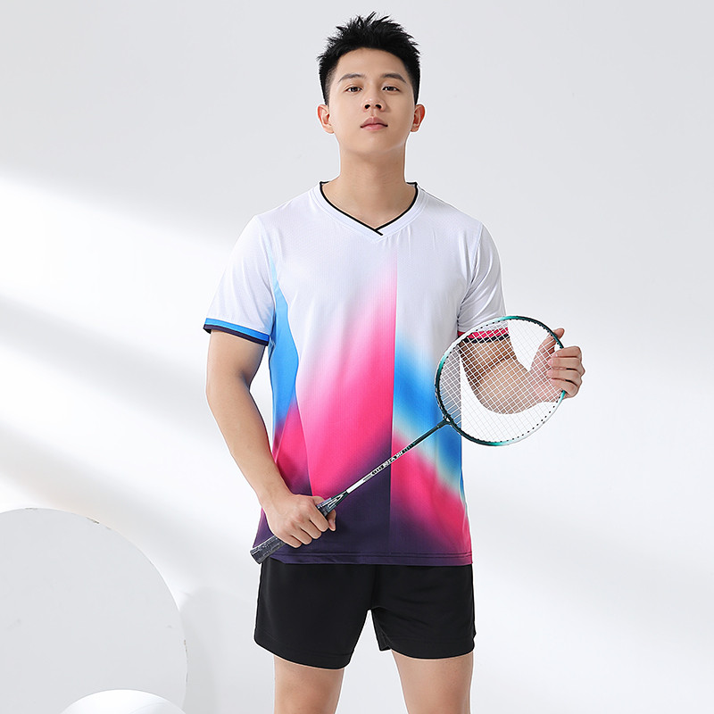 羽毛球服湿排汗透气打比赛短袖