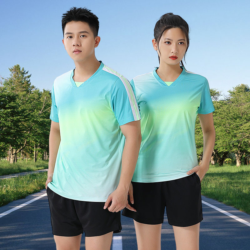 羽毛球服吸湿新款翻领健身服装