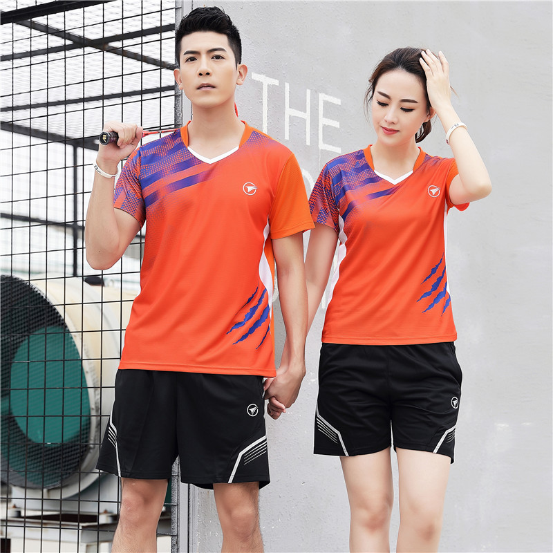 羽毛球服男女夏吸汗速干透气