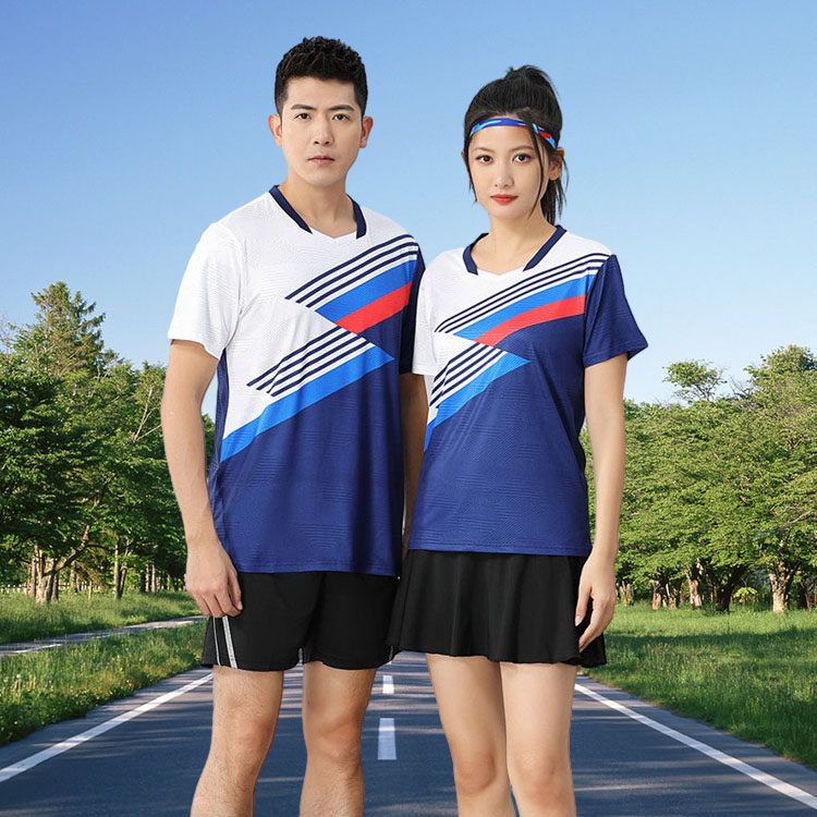 羽毛球服比赛排球男女夏短袖T