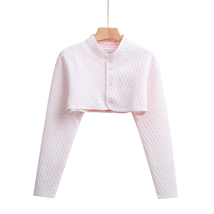 纯棉肩部防寒男女护颈椎半截背心睡觉保暖护肩膀坎肩产妇防冻护肩