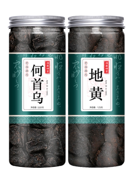 首乌生地茶生制何首乌药材泡茶
