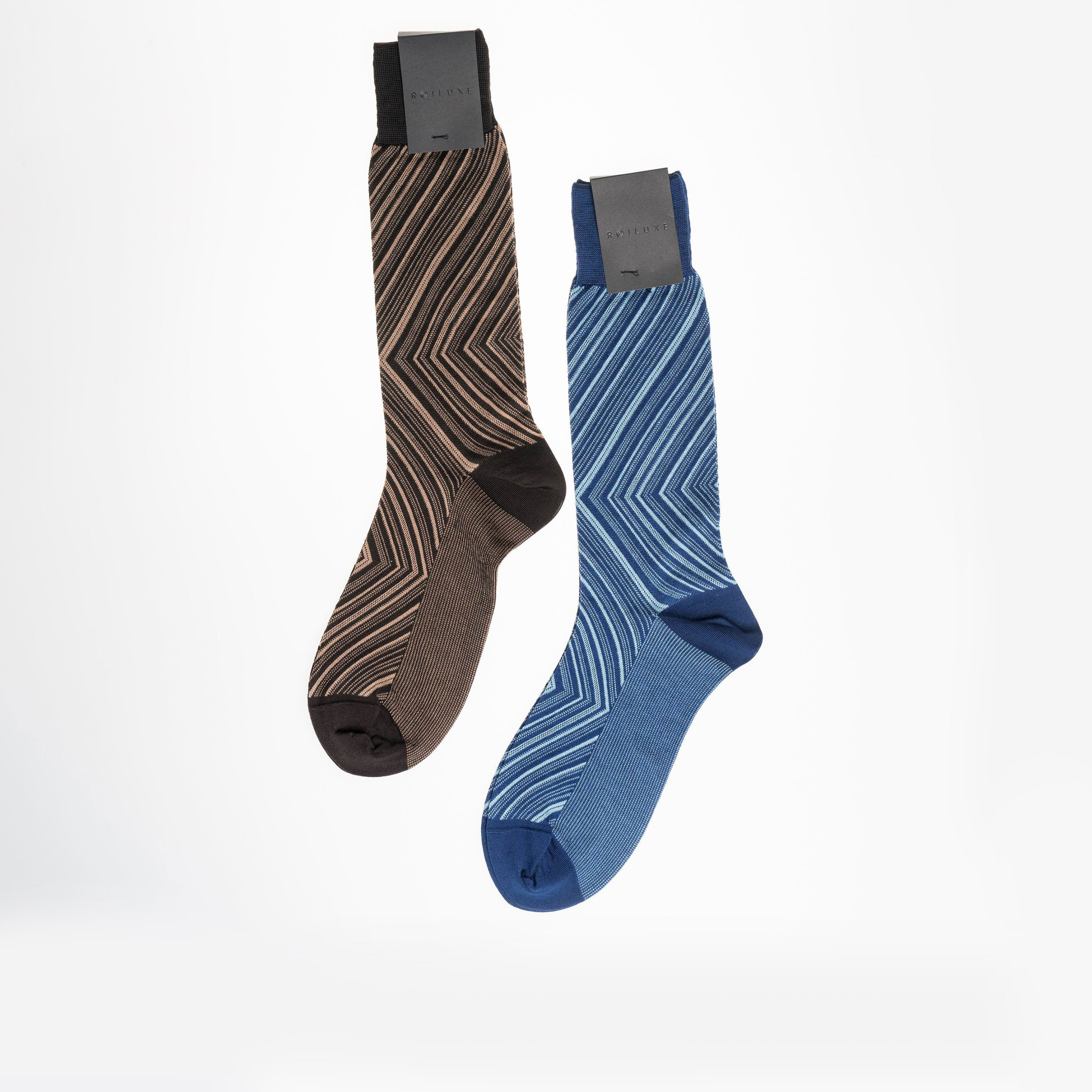 roiluxe丝光棉西装袜绅士袜男袜