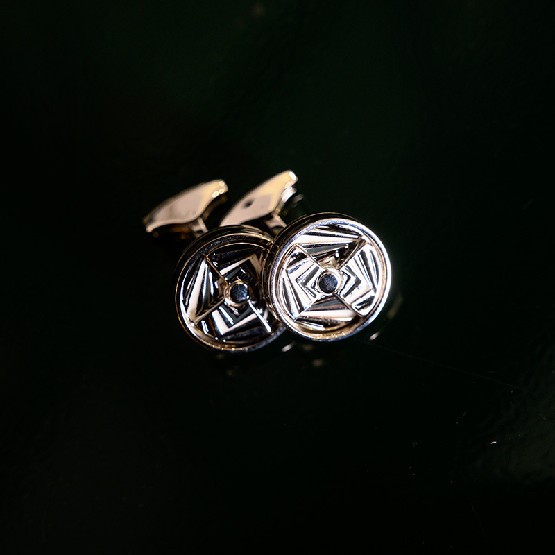 英国灰色格纹手工制作绅士衬衣