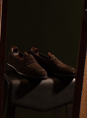 Oct Tenth麋鹿-Millot国货手工固特异便士乐福皮鞋男Penny Loafer