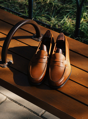 英国Edward Green手工固特异皮鞋loafer乐福西装男鞋 Roiluxe现货