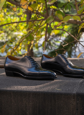 Oct Tenth固特异手工皮鞋国货手缝沿条Oxford牛津鞋Eduard-爱德华