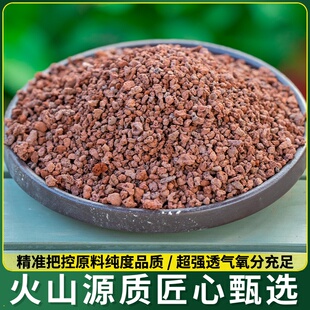 石颗粒底盆栽土营养精筛造多肉火山石铺面砂鱼缸景山岩垫底透气火