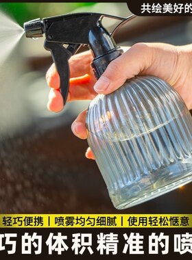 日本进口水壶喷水浇水专用酒精洒浇花家用神器喷雾器雾状消毒喷壶