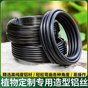 绑扎三角梅绿植造型铝丝盆景专用吕丝压枝固定线植物铝线绑花铁丝