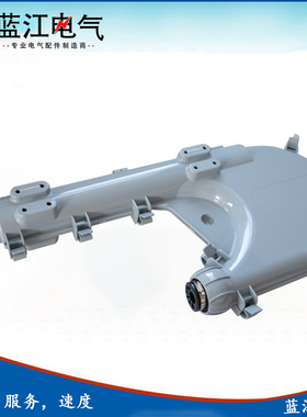 蓝江 工业机器人管线包三轴U型弹簧管线盒灰色拉伸缩盒R36/48/70