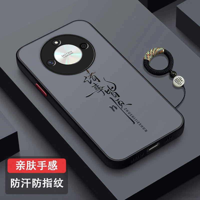 诸事皆顺适用华为荣耀x50手机壳x50pro肤感微磨砂保护套镜头全包防摔honorx50GT创意男女个性指环por外壳潮牌