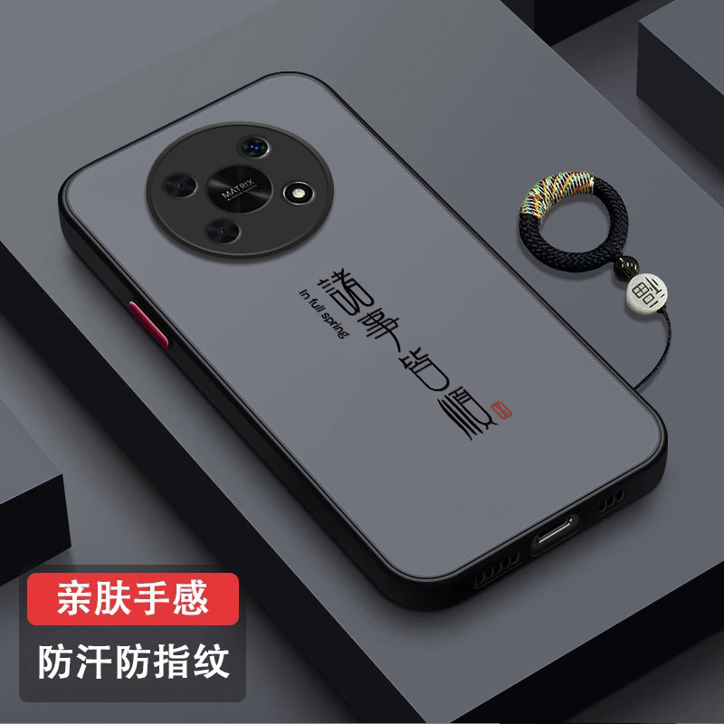 平安喜乐适用荣耀x30手机壳x30max肤感磨砂保护套镜头全包honorx30i防摔男女创意个性x3omax挂绳指环外壳潮牌