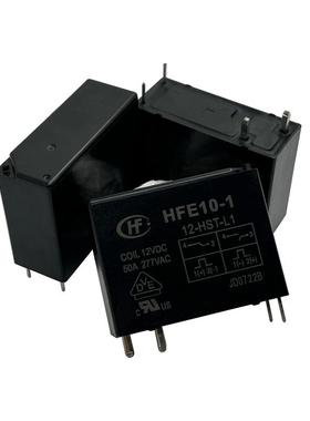 宏发大功率磁保持继电器HFE10-1/12-HST-L1 单线圈12V 50A 塑封型