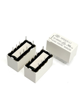 HONGFA/宏发信号继电器HFD3/3-L1单线圈保持 继电器3v 2A触点负载