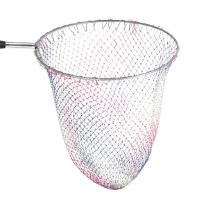 大力马网兜实心抄网头加粗不锈钢可折叠捞鱼网鱼巨物小网孔防挂钩