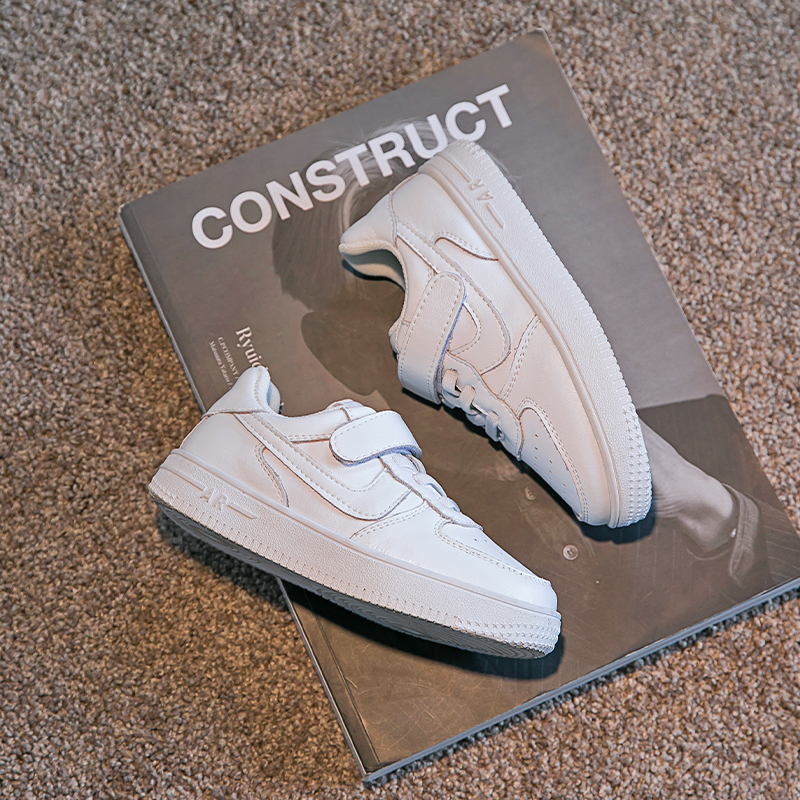 儿童aj运动鞋2024年春秋新款女童低帮小白鞋男童单鞋宝宝透气鞋潮