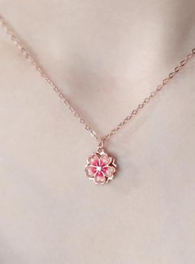 高品质纯银项链女2025年新款高级设计感吊坠情人节生日礼物送女友