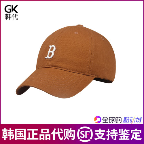 mlb情侣百搭弯檐防晒帽子