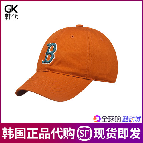 MLB男女大标弯檐防晒帽子