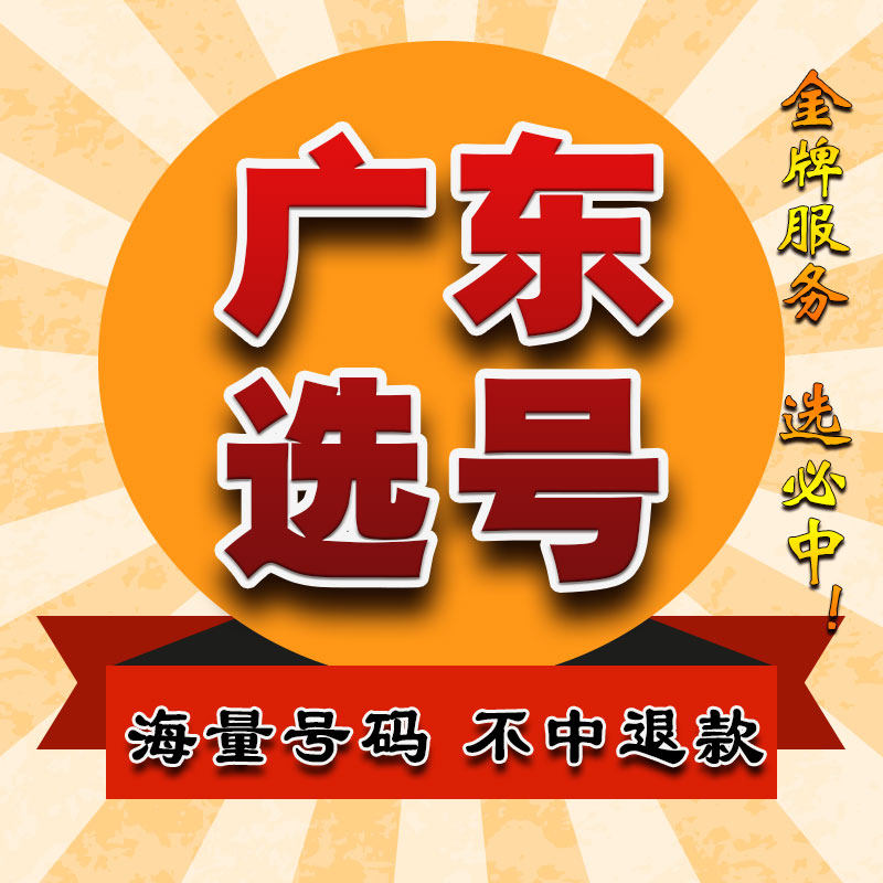 东莞车牌选号佛山广州深圳新能源