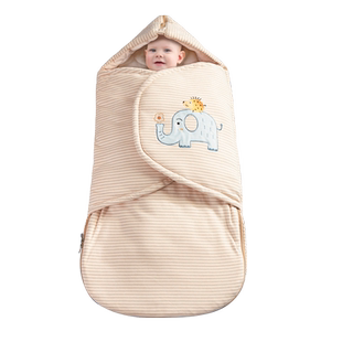 婴儿睡袋包被儿童春秋冬加厚防踢被宝宝包裹新生儿抱被襁褓防惊跳