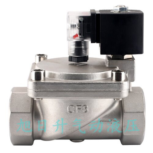 奔磁常闭不锈钢高压电磁阀防潮电子阀DN15 4分水阀DF-32J AC220V