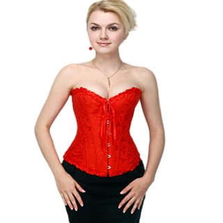 Women Sexy Corsets Bustiers Floral Lace Tops Shapewear Burle