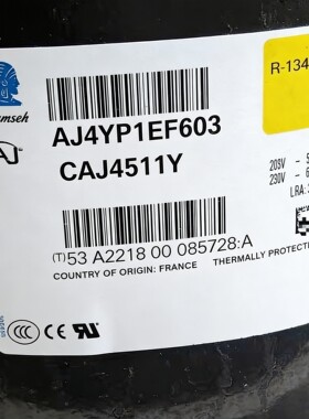 CAJ2464Z CAJ4511Y CAJ4519Z CAJ9513T 适用于泰康低温制冷压缩机