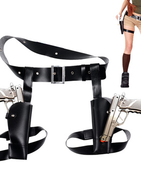 古墓丽影劳拉cos女服装特工角色扮演道具跨境成人牛仔腰带套西部