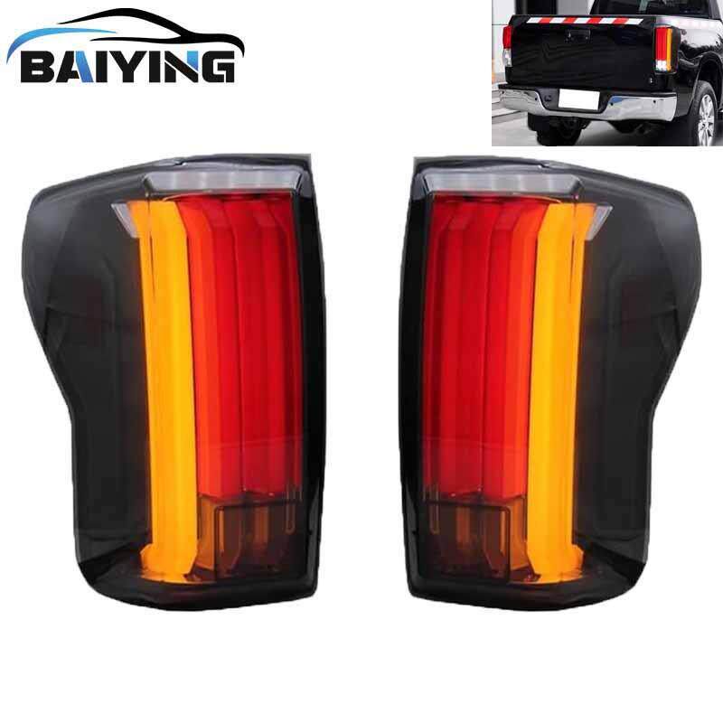 适用于丰田坦途07-13汽车尾灯熏黑流光转向YH-TL-FT-002跨境