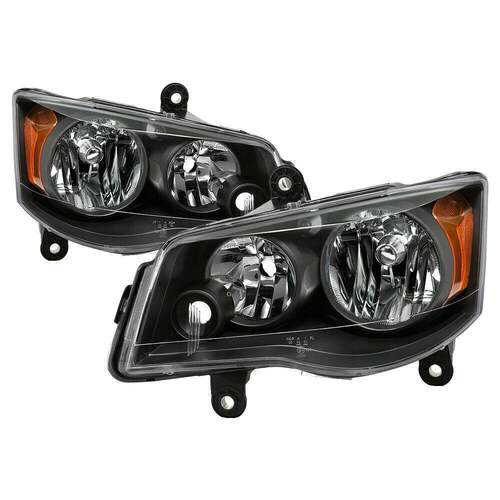 适用道奇GrandCaravan2011-2018款黑色大灯68206501AECH2502266
