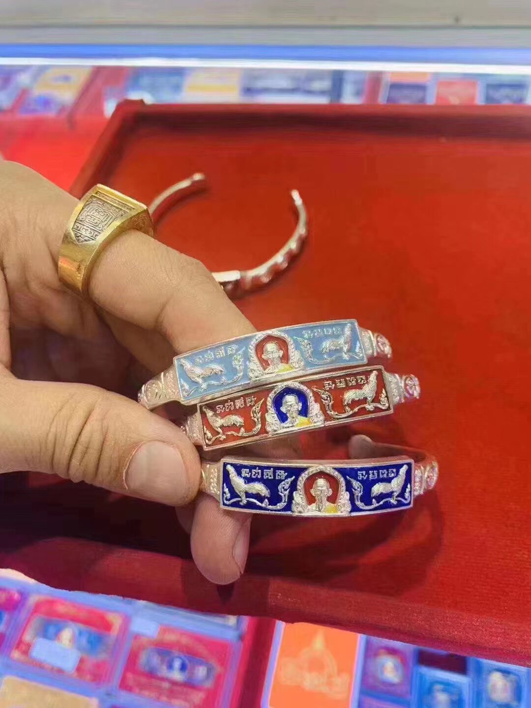 图图挂件链接新款上市牛皮优质包邮精品道具泰家2562龙婆瑞手镯银