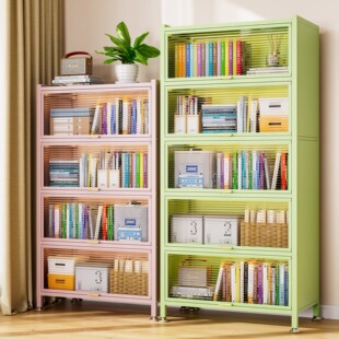 多巴胺书柜带柜门新型钢制书架学生家用落地置物架带门储物收纳柜