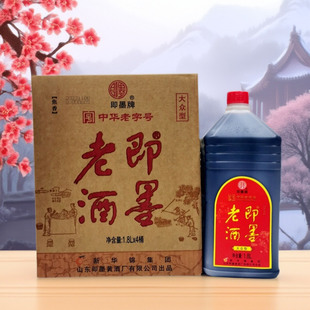 新华锦即墨老酒桶装1.8升X4桶实惠大众型半甜型焦香型老酒黄酒