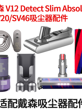 适配Dyson戴森吸尘器V12 Detect Slim Absolute配件SV20/SV46滤网