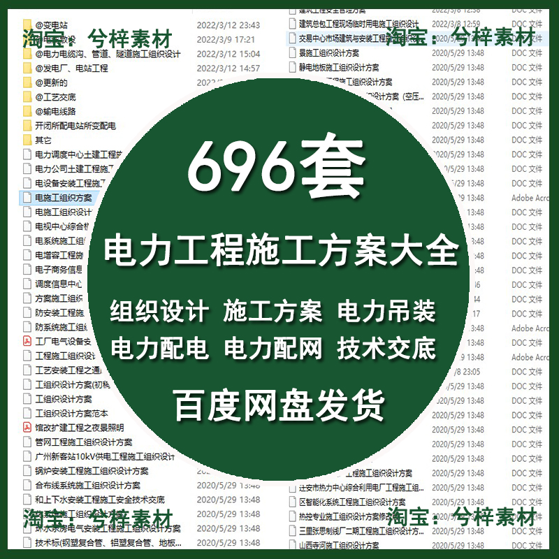 电力工程施工方案大全输电线路变电站发电厂电力电缆组织设计资料