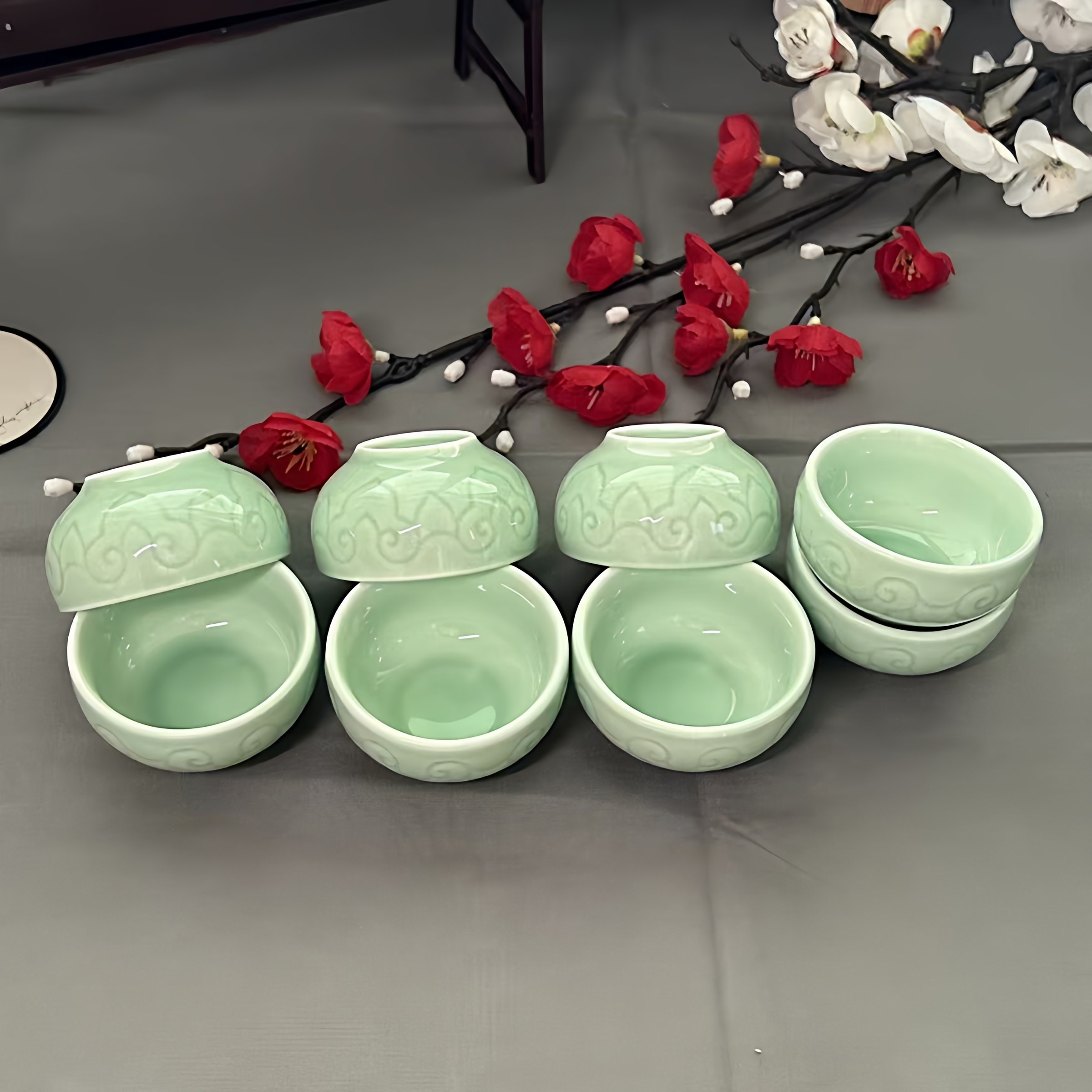 龙泉青瓷功夫茶具套装