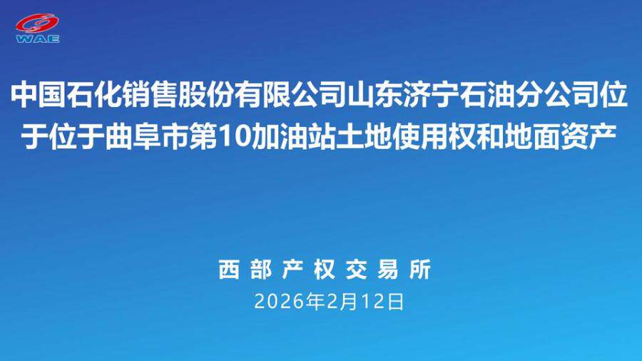 3月11日济宁石油公司第10加油站土地使用权和地面资产网络拍卖公告