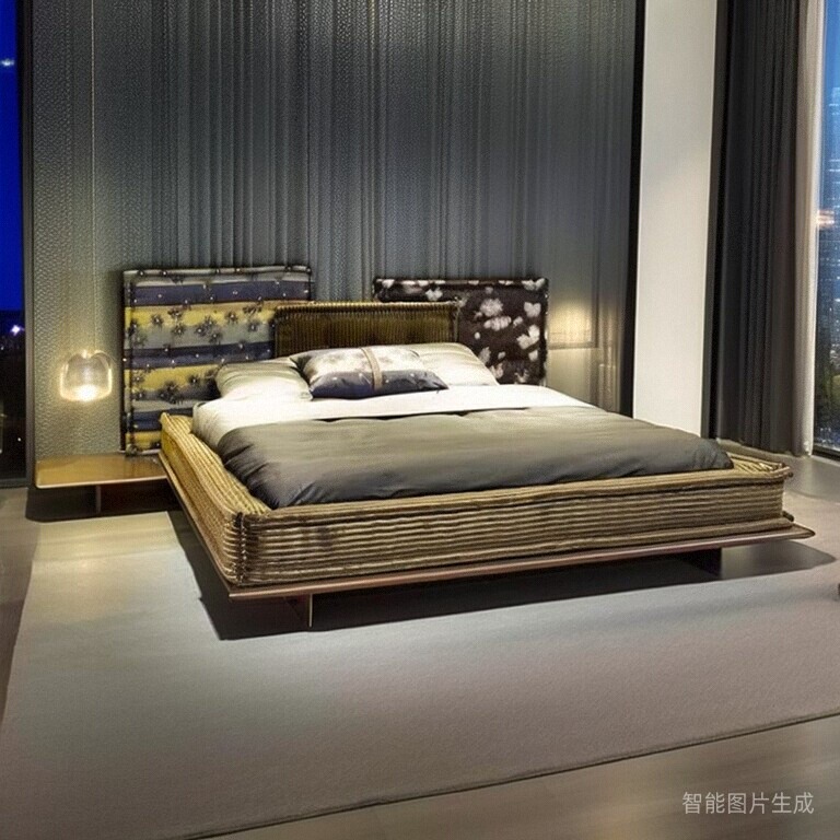 Edra花瓣床主卧高端大气