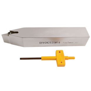 数控菱形尖刀杆弹簧钢加硬居中外圆刀柄SVVCN2525M16车床机夹刀架