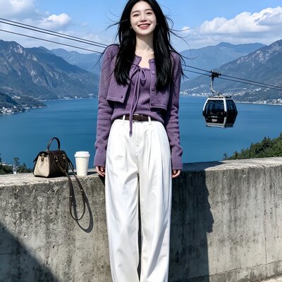 套装女2026秋冬新款高级感轻熟高知韩系穿搭一整套韩里韩气两件套