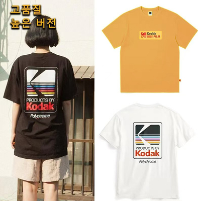 潮流短袖男女同款夏季KodakT恤