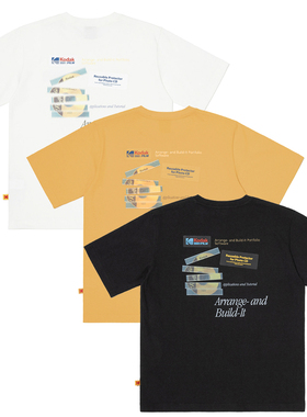 Kodak柯达25SS春夏潮牌圆领纯棉T恤男女同款短袖百搭上衣