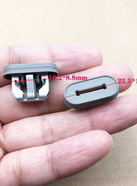 适用特斯拉Model3X ModelY汽车底边梁护板侧裙边固定灰色卡子卡扣