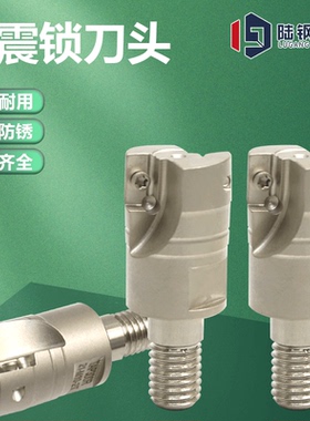 抗震锁牙刀头钨钢防震刀杆锁牙式铣刀头AP3400R 15 17R0.8 21R0.8