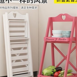 外卖置物架家门口专用快递放置台简约折叠置物架PP塑料落地收纳架